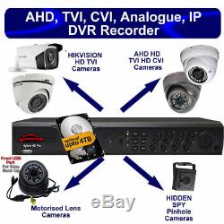 8 Channel 1080P HDMI P2P 5 in1 CCTV DVR NVR Video Recorder Security System UK