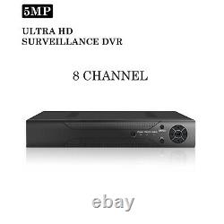 8 Channel 5MP DVR CCTV AHD 1920P Digital Video Recorder VGA HDMI BNC UK