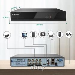 8 Channel HDMI CCTV DVR Video Recorder HD 1080P Home Security Camera System 1TB