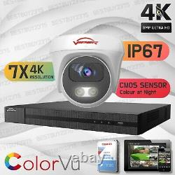 8mp Cctv Security System 8ch 4ch Uhd Colorvu Kit 4k Viper Pro Tvi CVI Ahd Camera