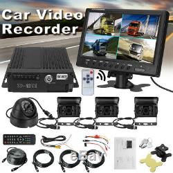 9 Monitor DVR Recorder CCTV Car Rear View Camera System Backup Camera for