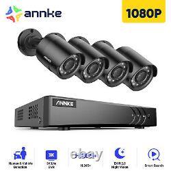 ANNKE 1080P CCTV Camera System 5MP Lite 8CH H. 265+ DVR Person /Vehicle Detection