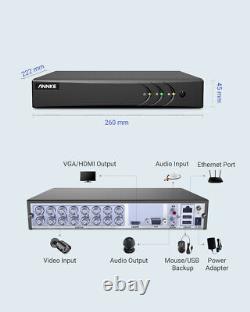 ANNKE 16CH 5MP Lite H. 265+ DVR Digital Video Recorder For CCTV Camera System