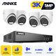 Annke 3k 5mp Colorvu Cctv System Audio Mic Security Camera 8ch H. 265+ Video Dvr