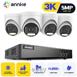 ANNKE 3K Color CCTV Camera System 8CH DVR Audio In Person /Vehicle Detection Kit