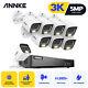 Annke 3k Color Cctv System Home Security Camera 5mp 8ch H. 265+ Dvr 24/7 Recorder