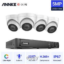 ANNKE 4K Video 8MP 8/16CH NVR Dome 5MP CCTV Audio Camera Security POE System Kit