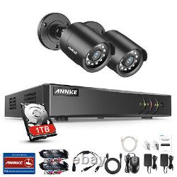 ANNKE 5IN1 4CH 5MP Lite DVR 2X3000TVL Outdoor CCTV Camera Home Security Kit 1TB