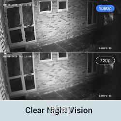 ANNKE 5IN1 4CH 5MP Lite DVR 2X3000TVL Outdoor CCTV Camera Home Security Kit 1TB