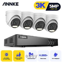 ANNKE 5MP CCTV System Color Night Vision Security Camera Audio In 8CH H. 265+ DVR