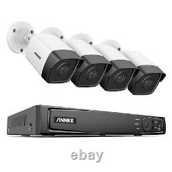ANNKE 5MP Full Color CCTV PoE Security Camera System 4K 8CH NVR Video Recoder