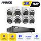 Annke 5mp Hd Cctv System Color Dome Camera Audio In 8ch Video Dvr Home Security