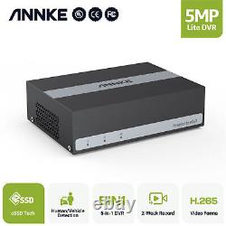 ANNKE 5MP Lite 8CH ESSD DVR CCTV Digital Video Recorder Human /Vehicle Detection