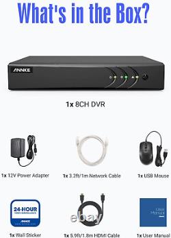 ANNKE 5MP Lite H. 265+ CCTV DVR Recorder, 8CH Hybrid Surveillance DVR for Camera