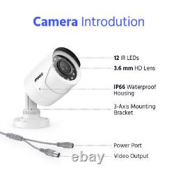 ANNKE 8CH 5MP Lite DVR 1080P HD CCTV Cameras Home Surveillance System IP66 1TB