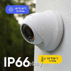 ANNKE 8CH H. 265+ DVR 4X 1080P Home CCTV Security Camera System Smart Detection