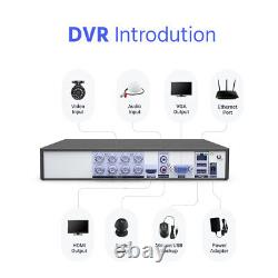 ANNKE 8CH H. 265+ DVR 4X 1080P Home CCTV Security Camera System Smart Detection