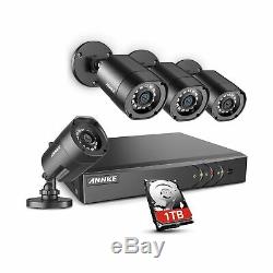 ANNKE 8CH Security Camera System HD-TVI H. 264+ Surveillance DVR Recorder with