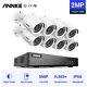 Annke 8+2ch 5mp-n Dvr Recorder 3000tvl Cctv Camera Outdoor Home Security System