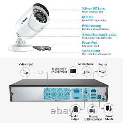 ANNKE 8+2CH 5MP-N DVR Recorder 3000TVL CCTV Camera Outdoor Home Security System