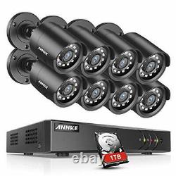 ANNKE E200 8CH CCTV Camera System, 5MP Lite DVR and 8x 1080p Security Outdoor