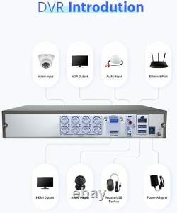 ANNKE H. 265+5MP Lite Channel DVR Recorder Video CCTV Home Security Camera System