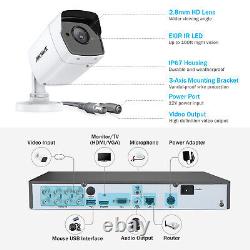 ANNKE UHD 5MP CCTV System Night Vision Outdoor Security Camera 8CH DVR Recorder