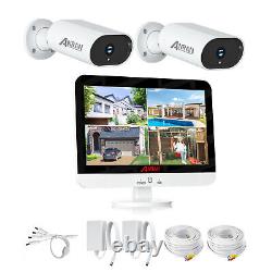 ANRAN 1080P CCTV Security Camera System Home Wired 8CH 5MP DVR Lite Night Vision