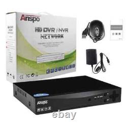 ANSPO 5MP Smart CCTV DVR Recorder Box 4/8/16 Channel CH 1080 HD System HDMI UK