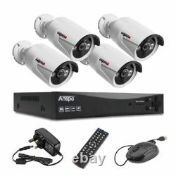 ANSPO Smart CCTV 4/8/16 Channel CH DVR Recorder & Cameras 1080 HD System HDMI UK