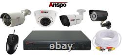 ANSPO Smart CCTV 4/8/16 Channel CH DVR Recorder & Cameras 1080 HD System HDMI UK