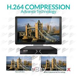 AVEESA 16Ch CCTV DVR Recorder AHD TVI High Definition 1080P HDMI H. 264+ P2P 960H