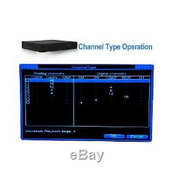 Abowone 16 Channel DVR Recorder Hybrid H. 264 CCTV Security Camera System Digital