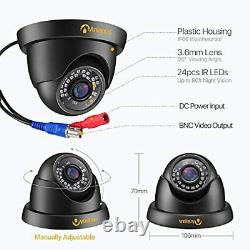 Anlapus 1080P Home CCTV Security Camera Systems, 8CH 2MP Surveillance DVR with