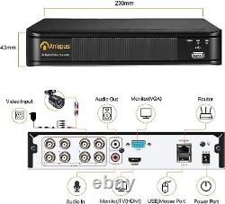 Anlapus 8 Channel 1080P HD DVR Network Video Receiver Recorder with 1TB Hard Dri
