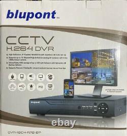 Blupont 16 Channel CCTV DVR Recorder 1080N H. 264 AHD HD 720P VGA HDMI BNC