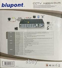 Blupont 16 Channel CCTV DVR Recorder 1080N H. 264 AHD HD 720P VGA HDMI BNC