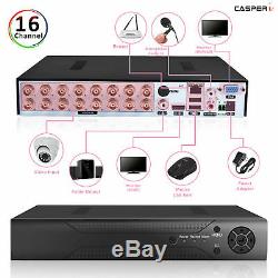 CASPERi 4MP CCTV 16 Channel DVR VGA HDMI 1440P AHD Digital Video Recorder System