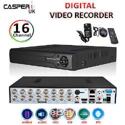 CASPERi 4MP DVR 16CH Channel HD CCTV Security System Digital Video Recorder
