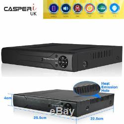 CASPERi 8CH DVR 4.0MP 1440P H. 264 CCTV Security System Digital Video Recorder