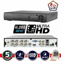 CASPERi CCTV 4/8/16 Channel DVR 5MP AHD TVI 1920P Ultra HD Video Recorder system