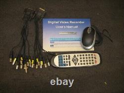 CCTV 16 Channel DVR Recorder Hard Storage Drives / Disks Removed Accessories