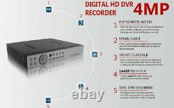 CCTV 8CH DVR Full HD 3MP 4MP 1080P P2P Remote View Home Security System+ 1TB HDD