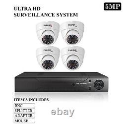 CCTV Camera System DVR 5MP 8 Channel Video Recorder With Hard Drive Kit UK