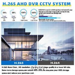 CCTV Camera System HD 1080P DVR Hard Drive Outdoor Home/Office Security Kit UK