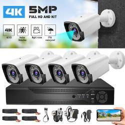 CCTV Camera System HD 1080P DVR Hard Drive Outdoor Home Security Kit With 2X USB