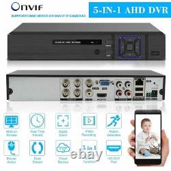 CCTV Camera System HD DVR 500GB Hard Drive Outdoor Home 5MP Lite Security Kit