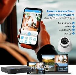 CCTV Camera System Kit Full HD 4CH DVR Recorder Outdoor 2MP Home With Hard Drive