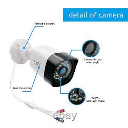 CCTV Cameras Full 1080P HD 4CH DVR Recorder 3000TVL Home Security System IR Cut