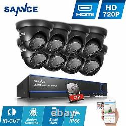 CCTV DVR 16 Channel 1080N/1080P Video Recorder Cameras 2TB Hard Drive Monitor